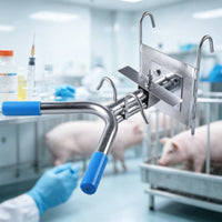 Single-Person Pig Castration Frame Handheld Castration Frame Welded Tool Long-Lasting for Farmers