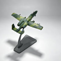 A 10A Model with Display Stand Decorative A ircraft Decor Cast Metal A viation Model for Office