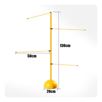 Improves Coordination Butterfly Training Rod Multi-Angle Practice Basketball Agility Pole Allall-Inclusive Athletic Gear Portable