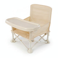 High Chair with Tray Metal Frame Foldable Highchair for Mealtime