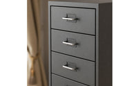 Rolling Cabinet with 8 Drawers Tall Metal Drawer Unit Narrow Storage Cart with Drawers for Office, Bedroom, Under Desk