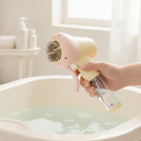 3-in-1 Dog Shampoo Dispenser with Brush Handheld Foaming Dog Shampoo Dispenser Portable Electric Pet Brush Compact for Dogs, Cats, Home