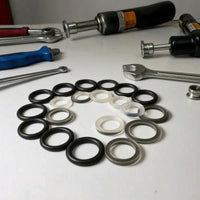12 Pieces Replacement Hydraulic Jack Seals Circular Jack Sealing Rings Long-Lasting Gasket High Performance for DIYers