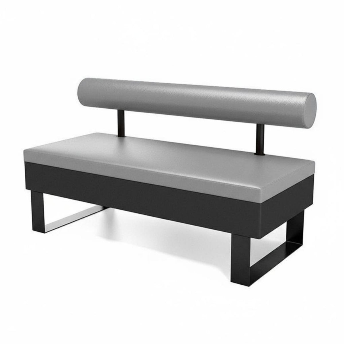 Minimalist Design Upholstered Booth and Chair Combo Sturdy Construction Padded Dining Seat Modern Aesthetic Restaurant Seating Wear-Resistant Upholstery for Cafe Proprietors, Business Owners, Interior Designers, Milk Tea Shop, Lounge Area, Bar