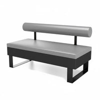 Minimalist Design Upholstered Booth and Chair Combo Sturdy Construction Padded Dining Seat Modern Aesthetic Restaurant Seating Wear-Resistant Upholstery for Cafe Proprietors, Business Owners, Interior Designers, Milk Tea Shop, Lounge Area, Bar