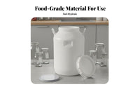 Food Grade Fermentation Container Versatile Food Grade Water Barrel Plastic Barrel with Lid Leakproof Closure for Garden