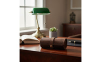 3-Watch Storage Roll Portable 3-Compartment Watch Roll Case Handmade Removable Pillows for Men, Display