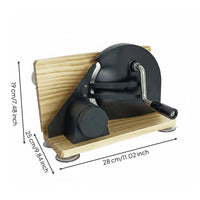 Uniform Slices Manual Bread Cutter Easy to Clean Adjustable Toast Cutter Space-Saving for Home Bakers