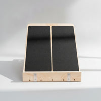 Wooden Slant Board with Handle Anti-Slip Adjustable Incline Board Slanted Calf Stretcher for Fitness Enthusiasts, Athletes, Home Gym