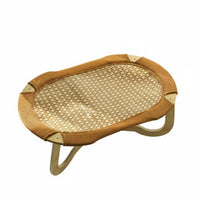 Elevated Cooling Pet Bed Detachable and Washable Raised Pet Bed Sturdy Frame Elevated Cat Hammock for Summer