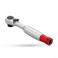 Slim Ratcheting Screwdriver Knurled Ratchet Screwdriver Straight Mini Ratchet Tight Areas for DIYers