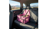 Dog Water-Resistant with Mesh Panels Wipe-Clean Portable Carrier Bed for Small Dogs, Road Trips, Daily Commutes