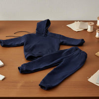1/6 Scale Sweatsuit Drape Action Figure Sweatsuit Realistic Material Miniature Hoodie and Pants Set for Customizers, Diorama Building