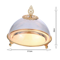 Footed Base Clear Cake Dome Acrylic Cake Dome Reusable for Dining Table