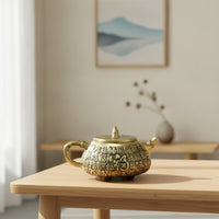 Decorative Teapot Compact Teapot with Lid Loose Leaf Tea Pot for Collectors, Home Decor