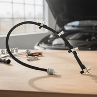 Petroleum Hose Assembly Braided Petroleum Hose with Clip Fittings Oil Resistant for Engine Repair