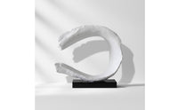 Abstract Wave Sculpture Elegant Wave Sculpture Gold Decorative Home Decoration for Office