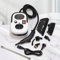 Compact Handheld Steam Cleaner Powerful Steam Cleaner with Hose Adjustable Handheld Steamer Ergonomic for Home, Kitchen