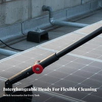 Multi-Purpose Telescopic Cleaning Brush Wet and Dry Use Extendable Pole Brush Stay Away from the Ladder Wall Washing Mop Soft Bristles for Shop Owners, Homeowners, Cleaners, Storefronts, High Walls, Outdoor, Ceilings