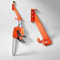Power Tool Storage Hook Slanted Arm Mounting Bracket Orange Finish
