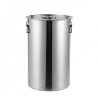 Stainless Steel Storage Bucket Tall Stainless Steel Bucket Easy to Clean Kitchen Supply