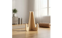 Wooden Stand Freestanding Triangular Stand Natural Wood Compact for Home Gym, Fitness Studio