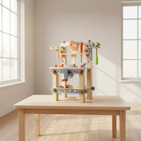 Wooden Tool Box Toy Sparks Creativity Kids Tool Bench Set Child-Safe Materials