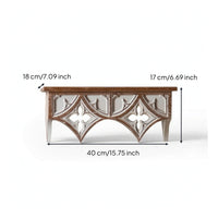 Wall Shelf with Carved Distressed Decorative Wall Shelf Classic for Entryway