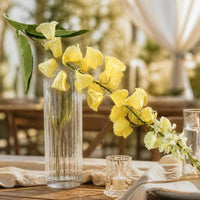 Artificial Yellow Poppy, Lily, Marigold, and Lily of the Valley Flowers for Home Decor and Weddings