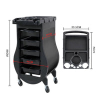 Salon Trolley Cart 5-Tier Salon Cart with Drawers Multipurpose Hairdresser Trolley for Barbers