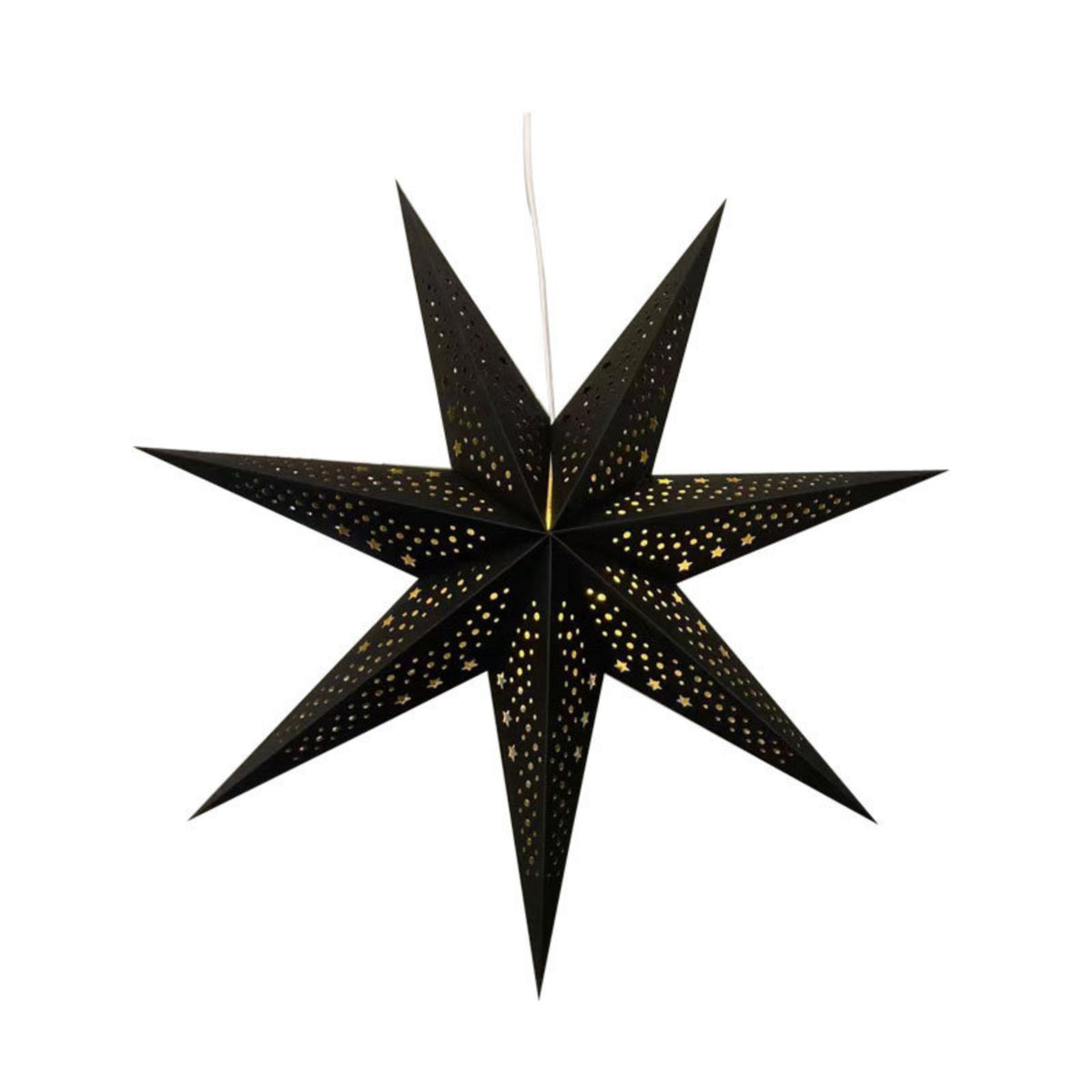Hollow Out Star Shade Easy Install Warm Lighting for Kids Room