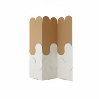 Foldable Accordion-Fold Screen Folding Design Room separater Minimalist Space Separator Lightweight for partitionice Workers, Business Owners, Entrance Hall, Studio Apartment, teleconference Calls, Restaurant