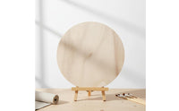 DIY Project Round Wood Disc Paintable Surface Circular Wood Cutout Lightweight Craft Supply for Art Projects