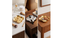 Clover-Shaped Tray Small Clover Tray Band Dish Compact Shallow for Vanity, Dresser