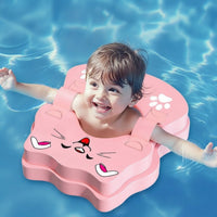 Double-Layered Baby Swim Float with Buckle Padded Infant Swim Buoyancy Aid Secure Safe for Toddlers