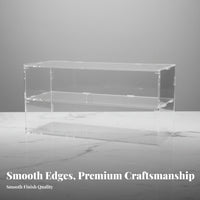 Detachable Design Acrylic Display Box High-Clarity Dustproof Model Case Easy Assembly Acrylic Bakery Display Case Included for Collectors, Hobbyists, Cafe Owners, C Display Ee Shop, Retail Shop, Exhibition