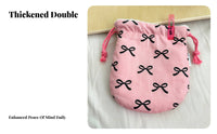 Electric Warmer Insulated Pouch Double Layer Anti-Scald Warmer Sleeve Thickened Fleece Lined Storage Bag for Women, Students, Travel, School, Camping