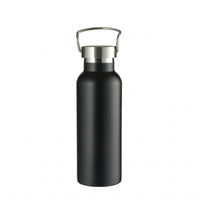 Brushed Finish Stainless Steel Water Bottle Matte Insulated Water Bottle Carry Handle Vacuum Container Double Wall Insulation