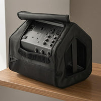 Textured Woven Textile Protect Speaker Cover Mesh Front Panel Speaker Dust Cover Black Audio Accessory Side Openings