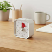 Analoger Countdown-timer Countdown Timer Countdown-uhr Kids Study Timer Countdown Clock Silent Operation Plastic Body Suitable for Kitchen Tasks Office Use Classrooms