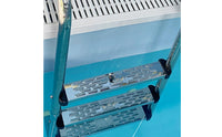 Rust Resistant Stainless Steel Pool Ladder Heavy Duty Pool Ladder with 5 Steps Long-Lasting for Water Park