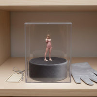 1/64 Scale Girl Figure Diorama Accessory 1:64 Scale Hand-Painted Female Figure Figurine Collector Item Hand Painted Miniature Woman for Collectors