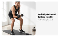 2 Pieces Hexagon Shaped Hexagonal Dumbbell Anti-Roll Design Hex Dumbbell Non-Slip Grip Hexagonal Hand Weight Long-Lasting for Children, Women, Beginners, Home, Workout, Gym