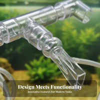 Duckbill Water Outlet Nozzle Adjustable Air Circulation Aquarium Duckbill Nozzle High Clearness Powerless Aquarium Oxygenator