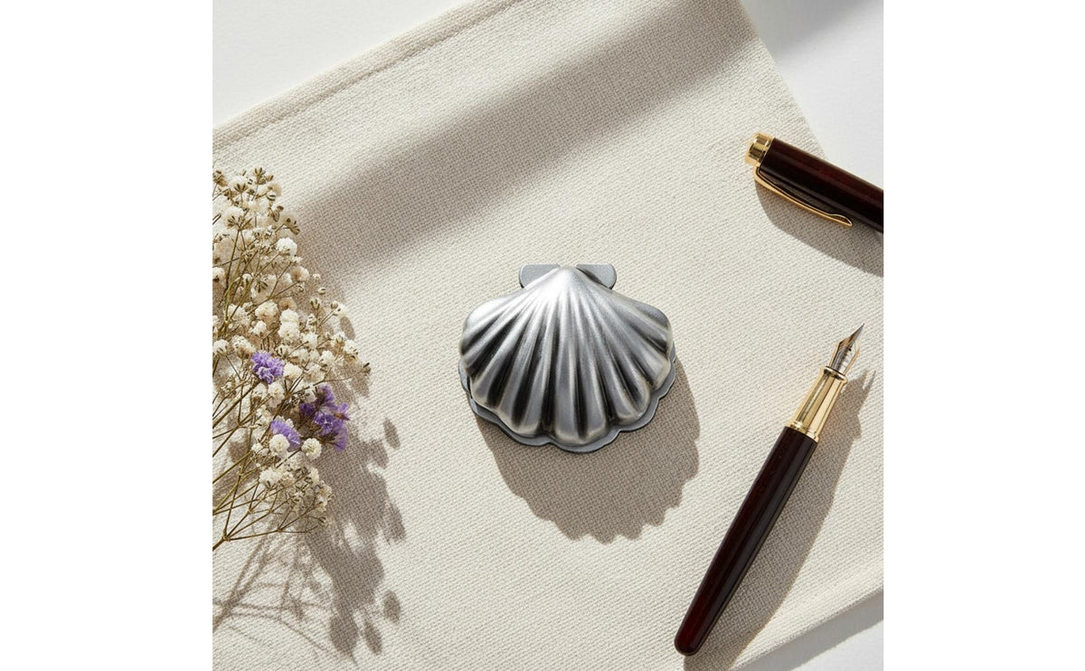 Seashell Sea Shell Paper Clips Vintage Shell Clip Compact Metal Paper Clips Sturdy for Stationery Lovers, Journaling