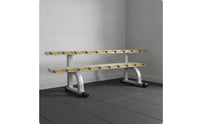 Two-Tier Dumbbell Rack Stable Dumbbell Rack with Cradles Double-Layer Freestanding for Fitness Enthusiasts, Athletes, Home Gym