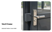 Prefabricated Guard Booth Heavy Duty Structure Outdoor Sentry Box Steel Security Cabin for Factory Gates, Community Entrances, Parking Lots