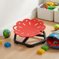 Sensory Rotating Chair Glow-in-the-Dark Sit and Rotate Seat Rotating Balance Chair for Young Children, Playroom, Preschool, Bedroom