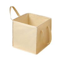 Soft-Sided Hanger Storage Bag Open-Top Square Textile Storage Bag Carry Handles