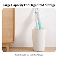 Umbrella Stand Large Capacity Entryway Umbrella Rack Draining Design Household Storage for Office Workers, Business Owners, Hallway, Lobby, Hotel